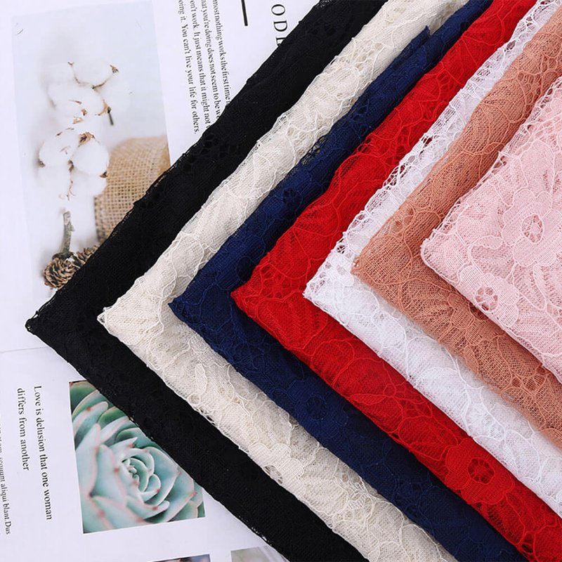 Lace Fabric 3D Dress Polyester Warp Knit for Women's Wear Wholesale Su 12